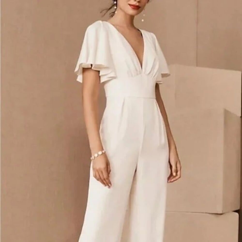 Sachin + Babi BHLDN Ivory Jumpsuit 18W